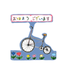 フェミニン系Girlのメッセージスタンプ。（個別スタンプ：1）