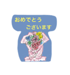 フェミニン系Girlのメッセージスタンプ。（個別スタンプ：11）