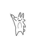 かんたんうさぎさん（個別スタンプ：1）