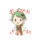 働く妖精スタンプ（個別スタンプ：4）