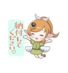 働く妖精スタンプ（個別スタンプ：19）