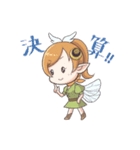 働く妖精スタンプ（個別スタンプ：21）