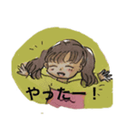 女の子イラスト❤️（個別スタンプ：5）