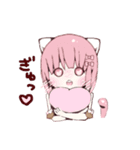 ♡ねこみみ少女♡のかわいいスタンプ3（個別スタンプ：2）