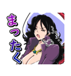 ONE PIECE 金棒のアルビダ 萌えスタンプ 4（個別スタンプ：4）