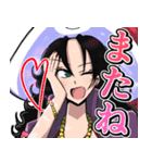 ONE PIECE 金棒のアルビダ 萌えスタンプ 4（個別スタンプ：5）