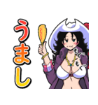 ONE PIECE 金棒のアルビダ 萌えスタンプ 4（個別スタンプ：18）