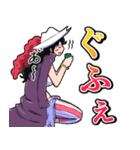 ONE PIECE 金棒のアルビダ 萌えスタンプ 4（個別スタンプ：19）
