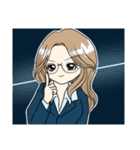 ボスママBさん＆武田嫁からのご挨拶（個別スタンプ：9）