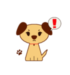 羊と犬のシンプルスタンプ（個別スタンプ：6）