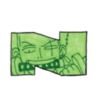 ONE PIECE みんなでタイトル（個別スタンプ：2）