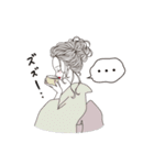 口下手なおねえさん（個別スタンプ：8）