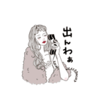 口下手なおねえさん（個別スタンプ：10）