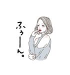 口下手なおねえさん（個別スタンプ：11）