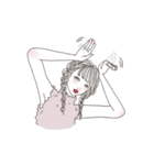 口下手なおねえさん（個別スタンプ：18）