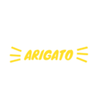 イエロー挨拶スタンプ（個別スタンプ：1）