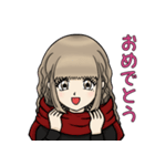 大人女子のオンとオフ（個別スタンプ：1）