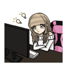 大人女子のオンとオフ（個別スタンプ：5）