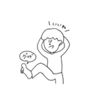 バイト中の落書きたち2（個別スタンプ：1）