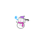 雪だるまちゃんだよ（個別スタンプ：3）