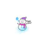 雪だるまちゃんだよ（個別スタンプ：4）