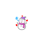 雪だるまちゃんだよ（個別スタンプ：7）