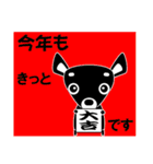 チワワ・犬好きなあなたへ 冬編 年賀等（個別スタンプ：36）