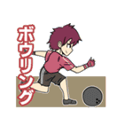 「スポーツ」手話言語（個別スタンプ：8）
