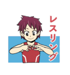 「スポーツ」手話言語（個別スタンプ：14）