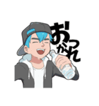 真由美何出漏良良矢人任三銃士烏顔酢印（個別スタンプ：35）