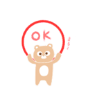 クマちゃんのLINEスタンプ（個別スタンプ：4）