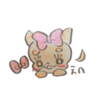 チワワのゆるーいスタンプ（個別スタンプ：1）