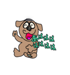 バーコード犬 dog（個別スタンプ：4）