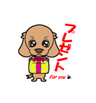 犬(ダックス)（個別スタンプ：10）