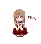 ♡かわいい女の子のゆるかわスタンプ♡（個別スタンプ：3）