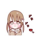 ♡かわいい女の子のゆるかわスタンプ♡（個別スタンプ：6）