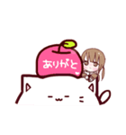 ♡かわいい女の子のゆるかわスタンプ♡（個別スタンプ：7）