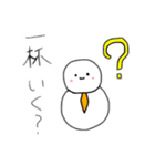 挨拶雪だるまさん（個別スタンプ：11）