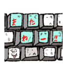 #初売り Computer keyboard#sticker（個別スタンプ：16）