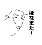 ポーカーフェイス羊 【 関西弁 】（個別スタンプ：13）
