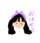 ふわふわ女子の一日（個別スタンプ：1）