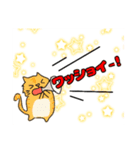 わっしょい猫（個別スタンプ：3）