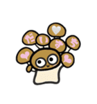 キノコさんたち。（個別スタンプ：4）