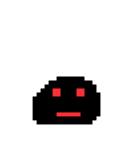 まっくろスライム君（個別スタンプ：2）