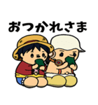 ONE PIECEコラボ わん様風 挨拶Ver.（個別スタンプ：11）