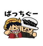 ONE PIECEコラボ わん様風 挨拶Ver.（個別スタンプ：15）