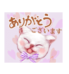 【トラ猫＆白猫】ペットたち（個別スタンプ：10）