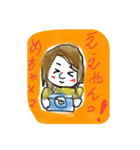カメラ女子、あさみん。（個別スタンプ：1）