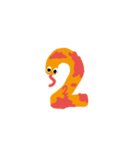 数字モンスター（個別スタンプ：3）