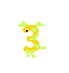 数字モンスター（個別スタンプ：4）